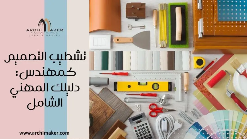 تشطيب التصميم كمهندس دليلك المهني الشامل