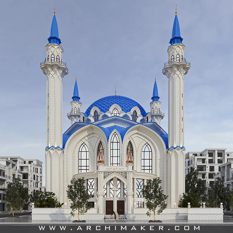 تصميم مسجد طريق الملوك، المملكه العربيه السعوديه، جدة