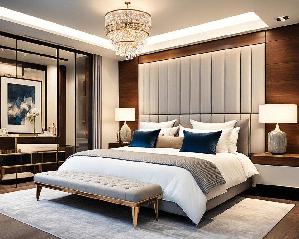 الأماكن المناسبة للأثاث والإكسسوارات ديكورات غرف نوم فاخرة في الرياض | تصاميم راقية