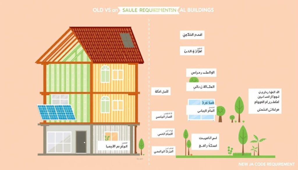 متطلبات كفاءة الطاقة في اشتراطات كود البناء السعودي
