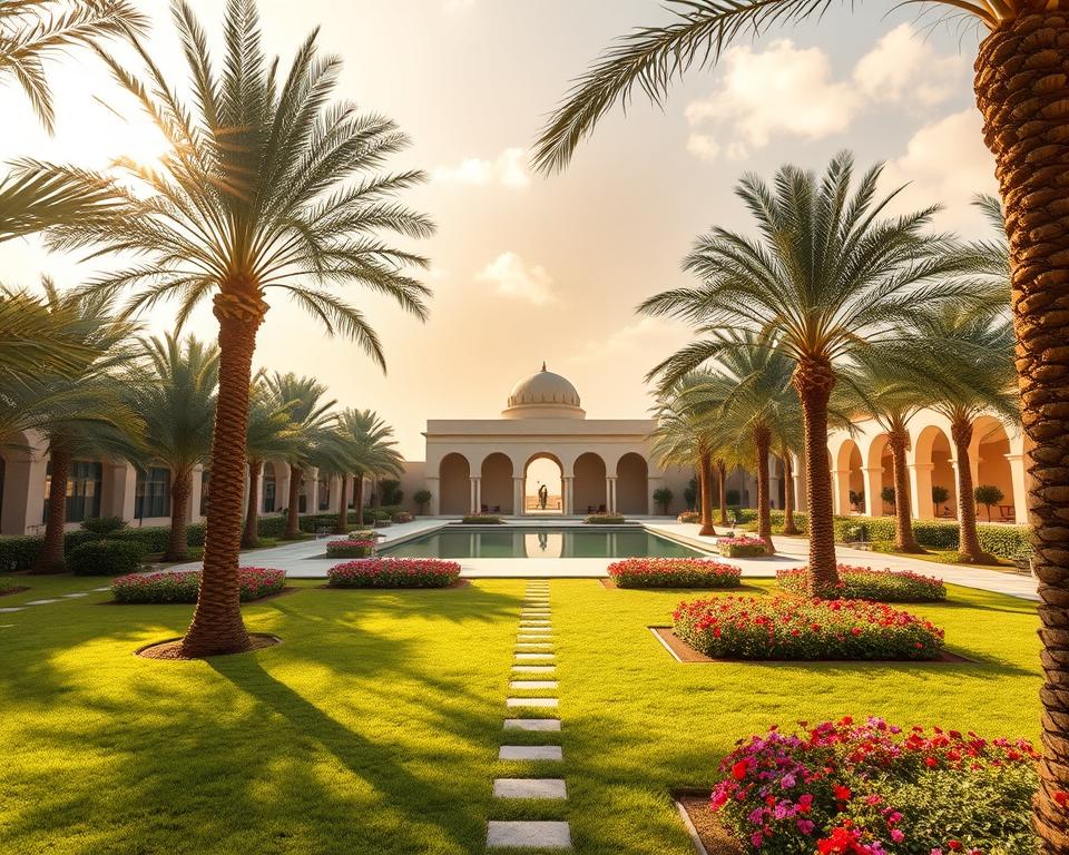 تصميم حدائق استراحات
