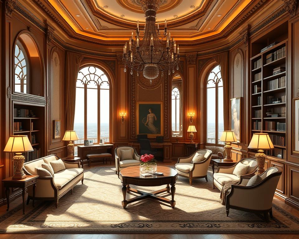 الطراز الإنجليزي في التصميم الداخلي