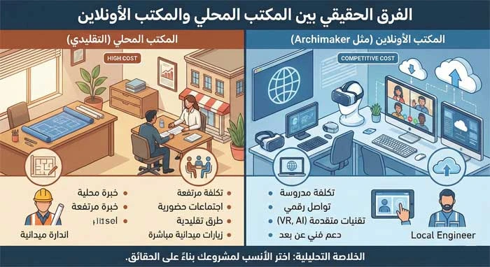 10 معايير اختيار مكتب تصميم معماري: بين المكاتب التقليدية و الرقمية